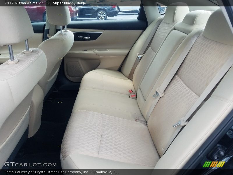 Super Black / Beige 2017 Nissan Altima 2.5 SV