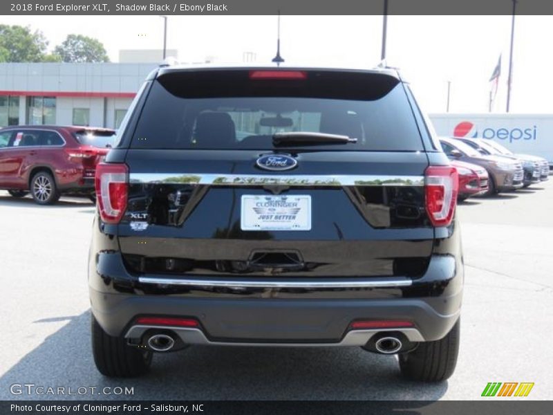 Shadow Black / Ebony Black 2018 Ford Explorer XLT