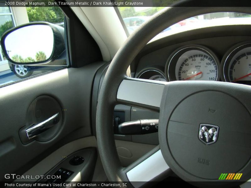 Dark Titanium Metallic / Dark Khaki/Light Graystone 2008 Dodge Magnum