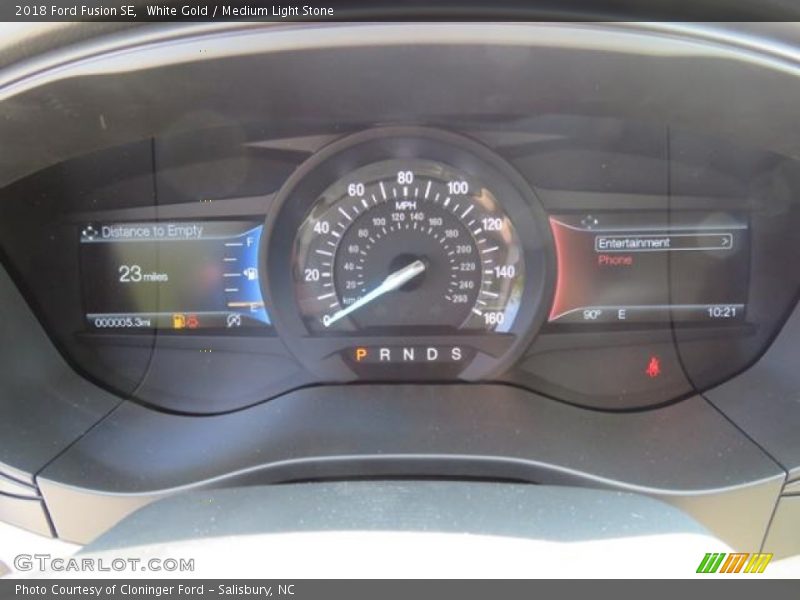 White Gold / Medium Light Stone 2018 Ford Fusion SE