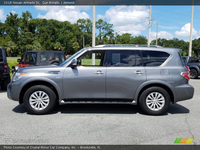 Gun Metallic / Almond 2018 Nissan Armada SV