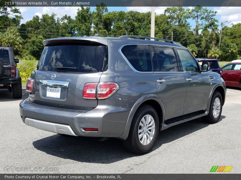 Gun Metallic / Almond 2018 Nissan Armada SV