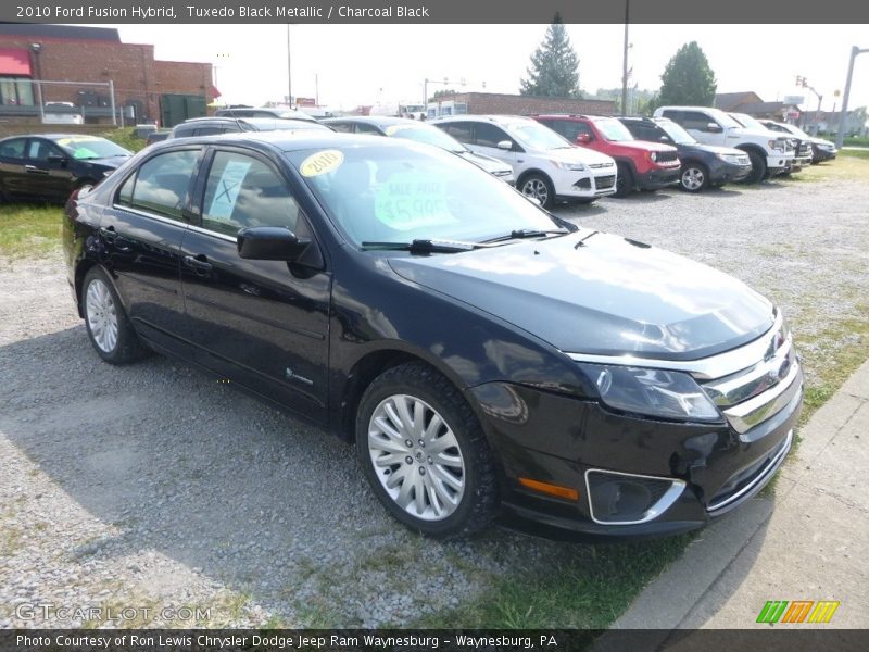 Tuxedo Black Metallic / Charcoal Black 2010 Ford Fusion Hybrid