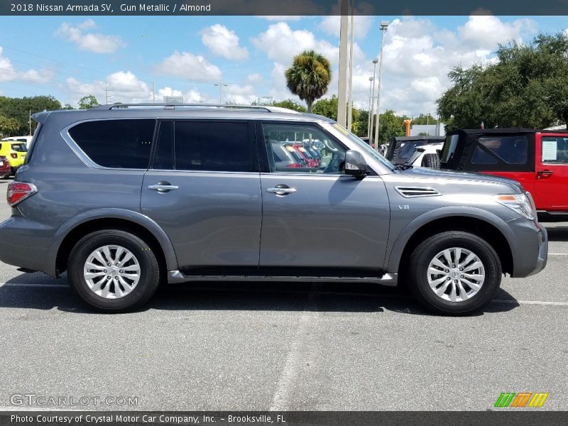 Gun Metallic / Almond 2018 Nissan Armada SV