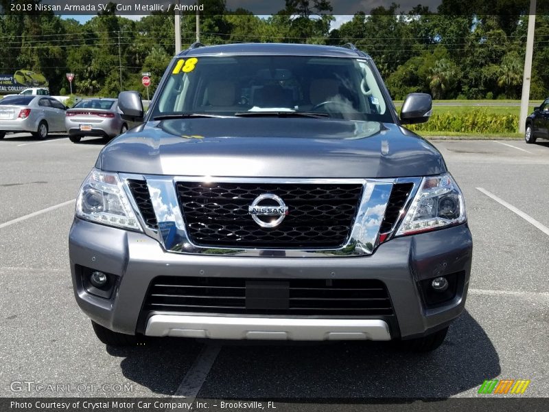 Gun Metallic / Almond 2018 Nissan Armada SV