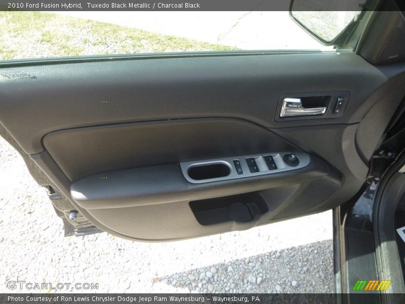 Tuxedo Black Metallic / Charcoal Black 2010 Ford Fusion Hybrid