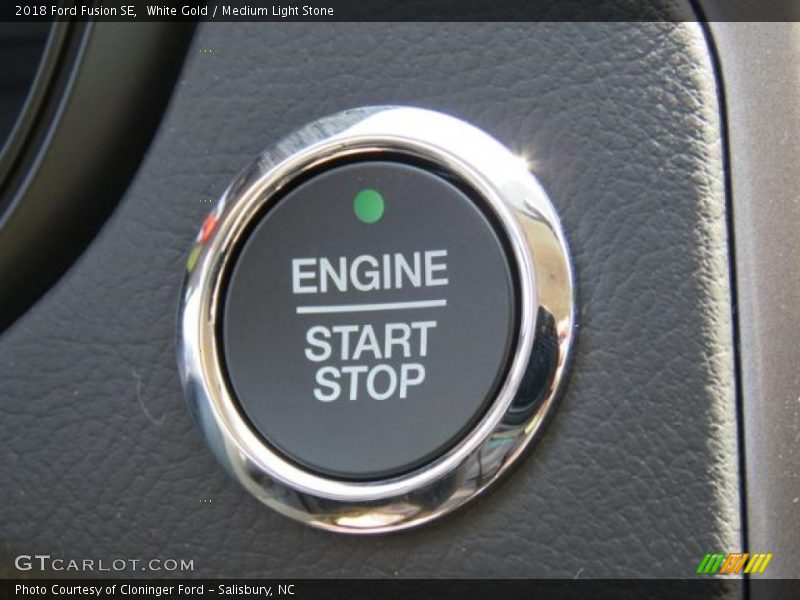 White Gold / Medium Light Stone 2018 Ford Fusion SE