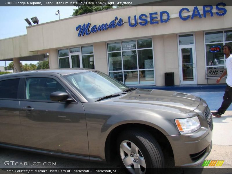Dark Titanium Metallic / Dark Khaki/Light Graystone 2008 Dodge Magnum