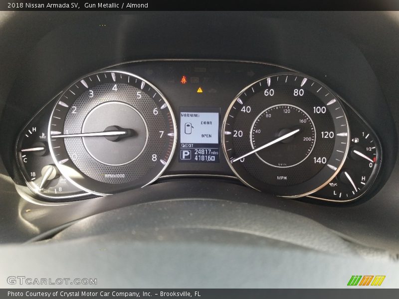 Gun Metallic / Almond 2018 Nissan Armada SV