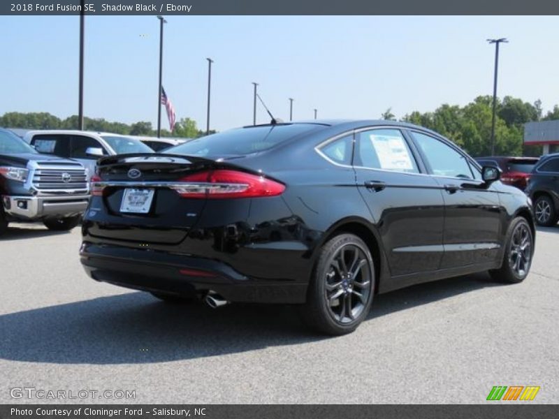 Shadow Black / Ebony 2018 Ford Fusion SE