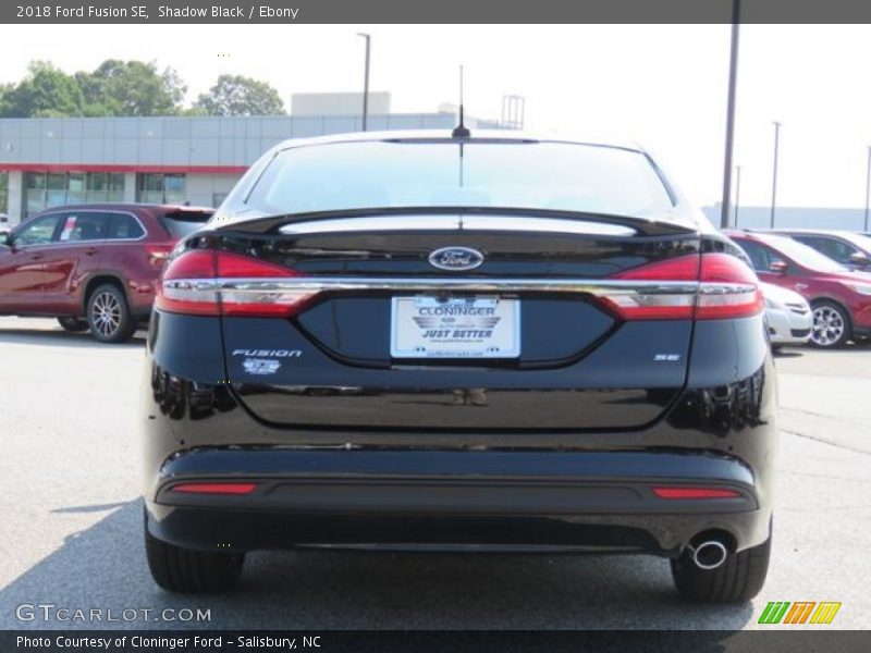 Shadow Black / Ebony 2018 Ford Fusion SE