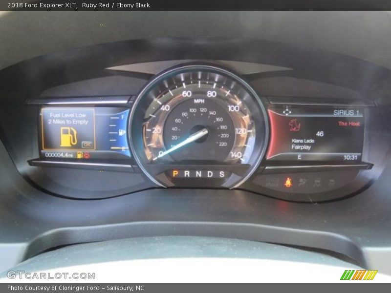 Ruby Red / Ebony Black 2018 Ford Explorer XLT