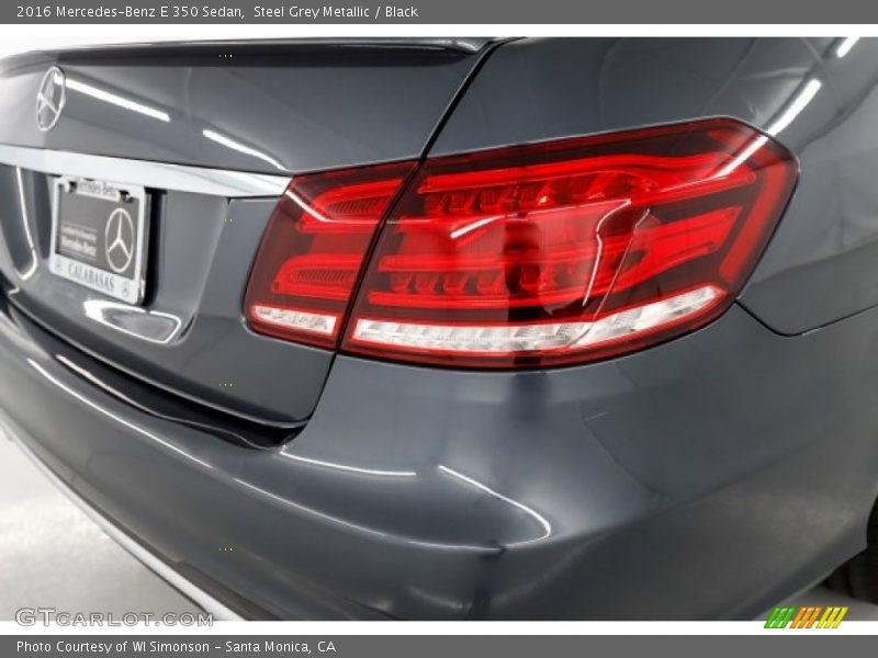 Steel Grey Metallic / Black 2016 Mercedes-Benz E 350 Sedan