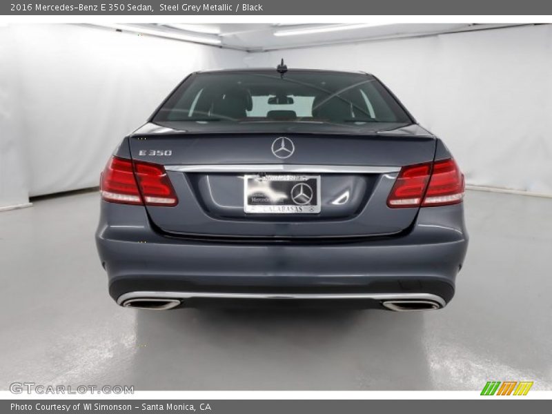 Steel Grey Metallic / Black 2016 Mercedes-Benz E 350 Sedan