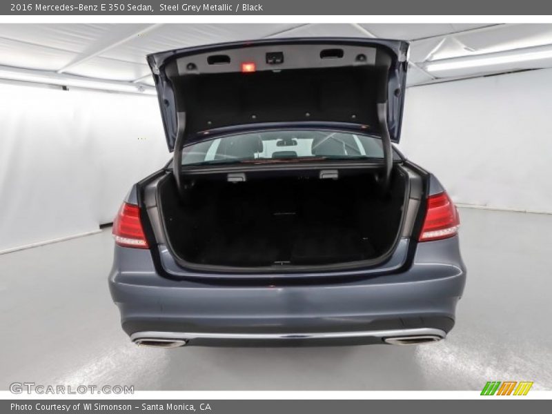 Steel Grey Metallic / Black 2016 Mercedes-Benz E 350 Sedan