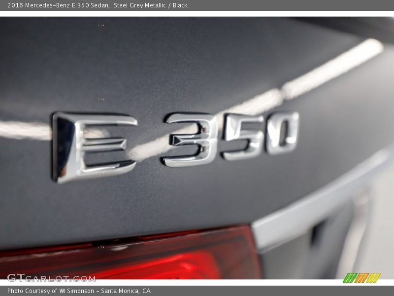 Steel Grey Metallic / Black 2016 Mercedes-Benz E 350 Sedan