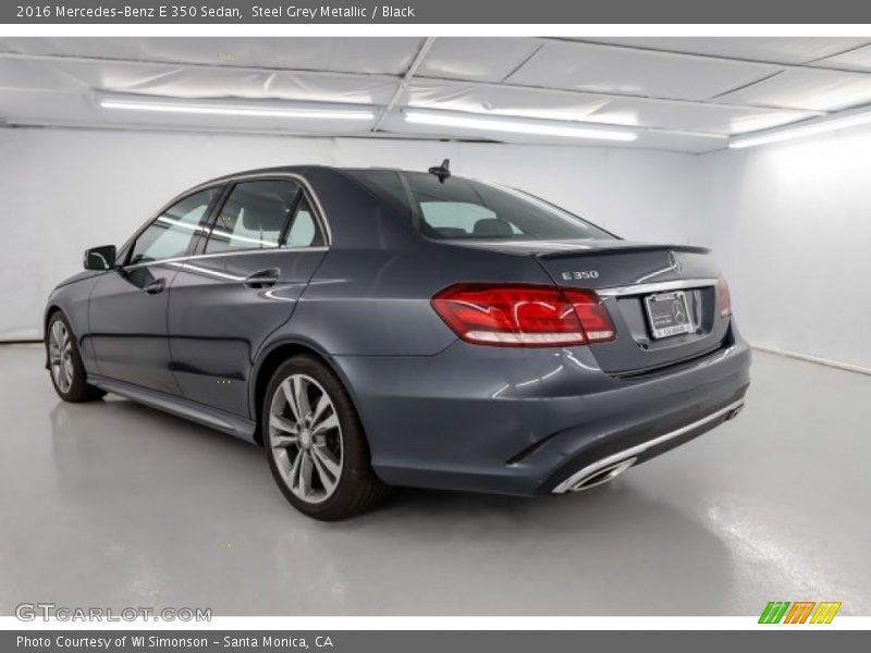 Steel Grey Metallic / Black 2016 Mercedes-Benz E 350 Sedan