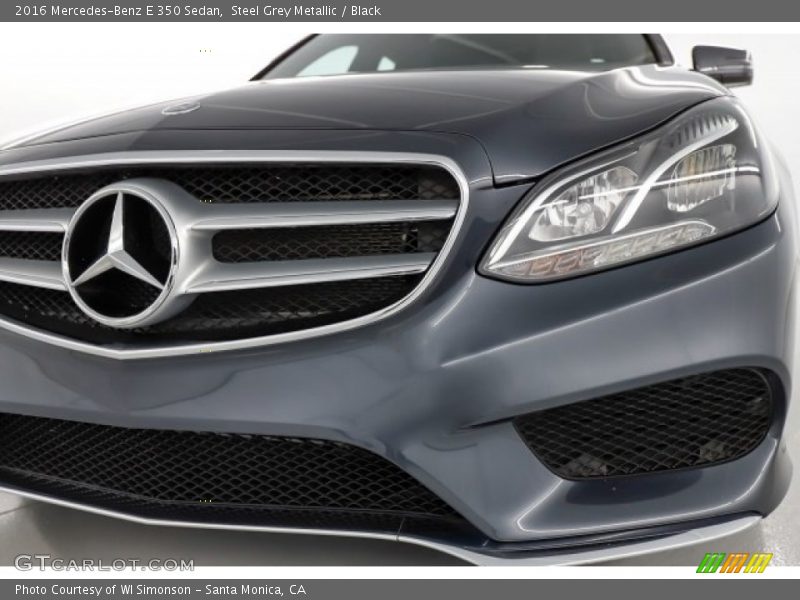 Steel Grey Metallic / Black 2016 Mercedes-Benz E 350 Sedan