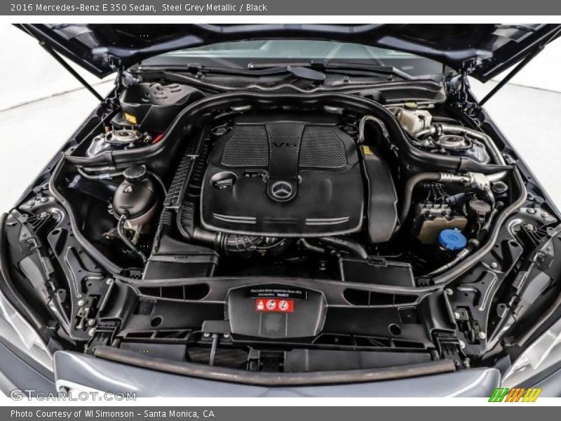Steel Grey Metallic / Black 2016 Mercedes-Benz E 350 Sedan