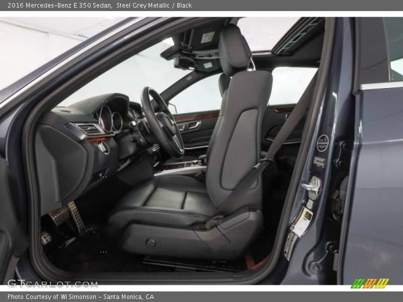 Steel Grey Metallic / Black 2016 Mercedes-Benz E 350 Sedan