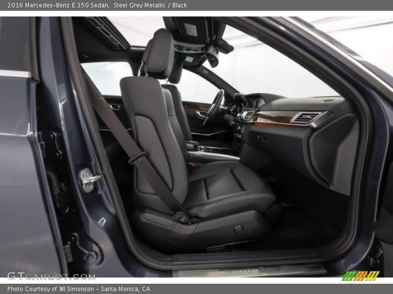 Steel Grey Metallic / Black 2016 Mercedes-Benz E 350 Sedan