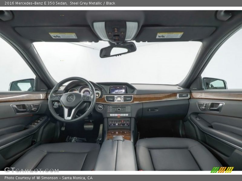 Steel Grey Metallic / Black 2016 Mercedes-Benz E 350 Sedan