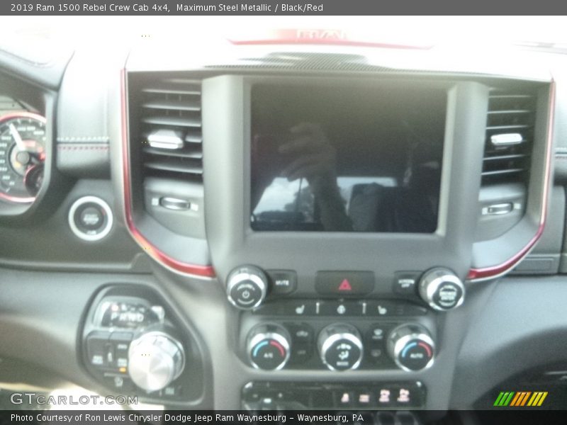 Maximum Steel Metallic / Black/Red 2019 Ram 1500 Rebel Crew Cab 4x4