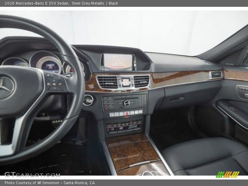 Steel Grey Metallic / Black 2016 Mercedes-Benz E 350 Sedan