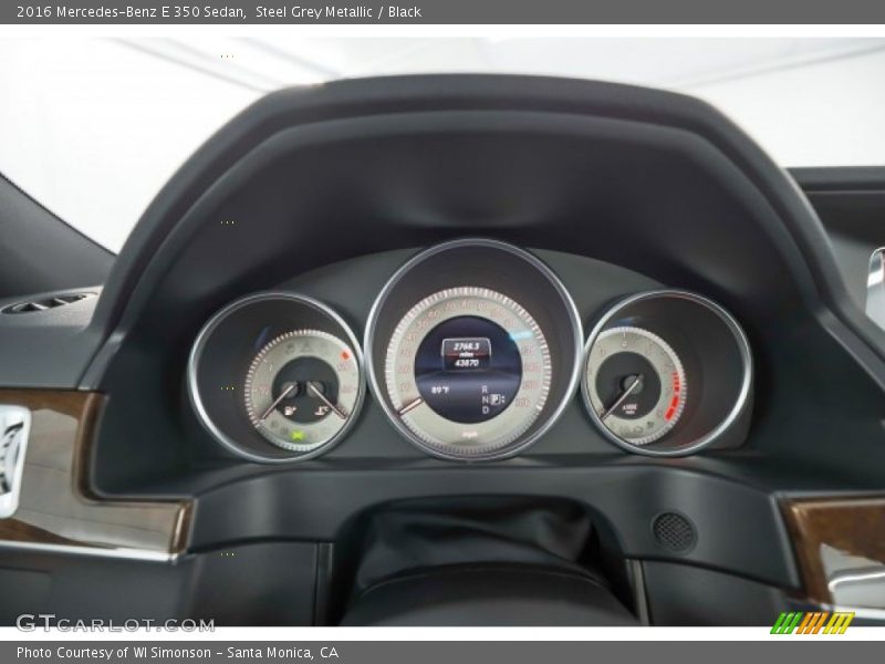 Steel Grey Metallic / Black 2016 Mercedes-Benz E 350 Sedan