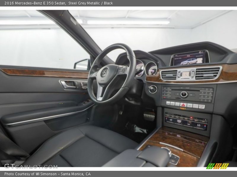 Steel Grey Metallic / Black 2016 Mercedes-Benz E 350 Sedan