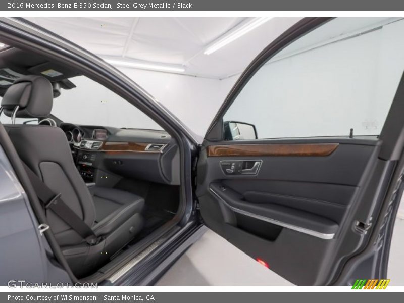 Steel Grey Metallic / Black 2016 Mercedes-Benz E 350 Sedan