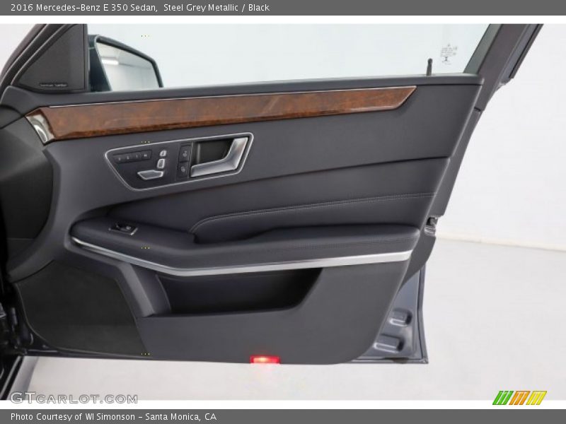 Steel Grey Metallic / Black 2016 Mercedes-Benz E 350 Sedan