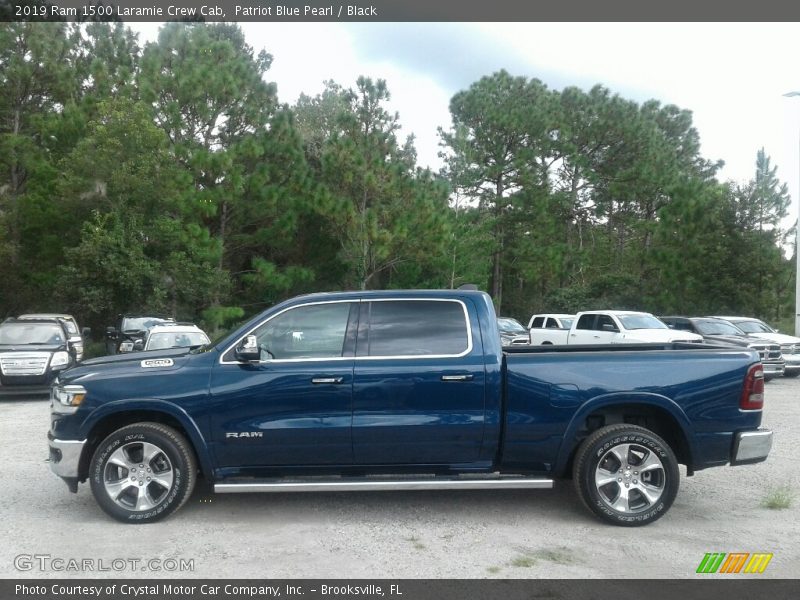  2019 1500 Laramie Crew Cab Patriot Blue Pearl