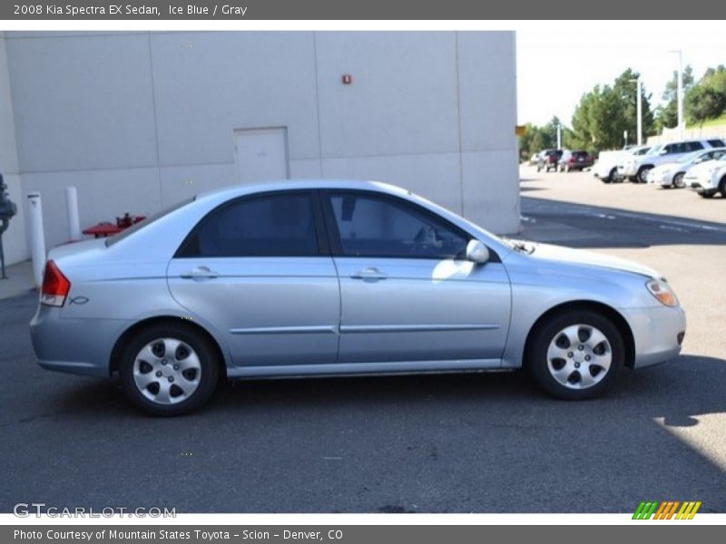 Ice Blue / Gray 2008 Kia Spectra EX Sedan