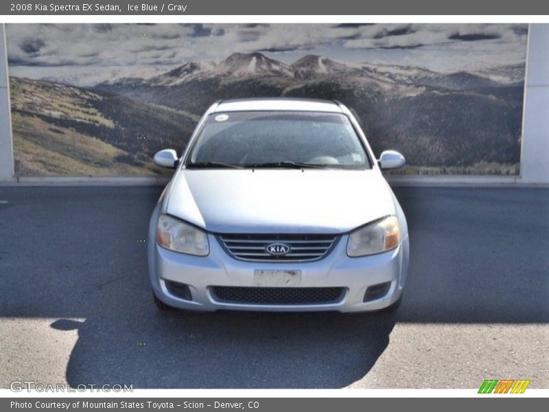 Ice Blue / Gray 2008 Kia Spectra EX Sedan