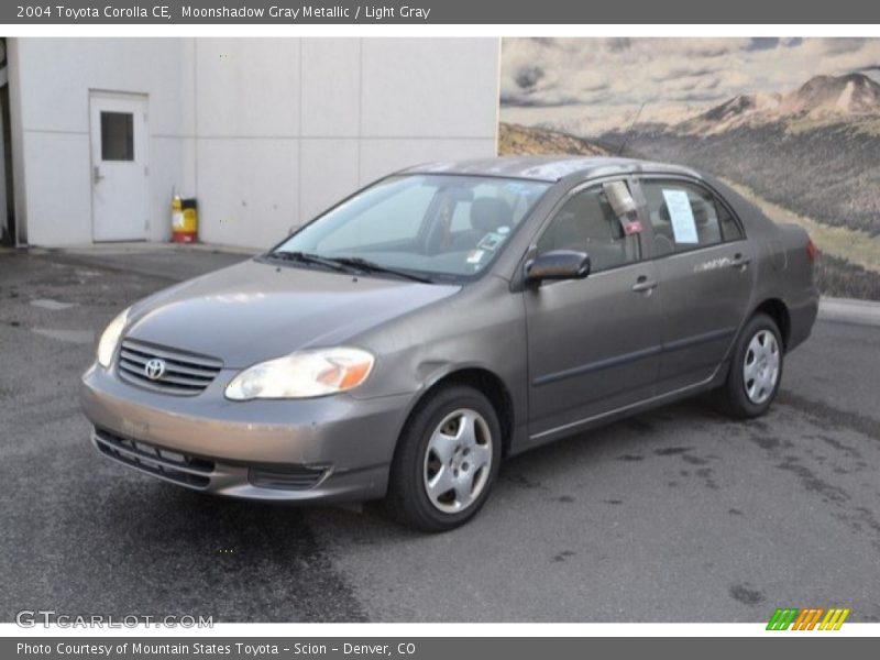 Moonshadow Gray Metallic / Light Gray 2004 Toyota Corolla CE