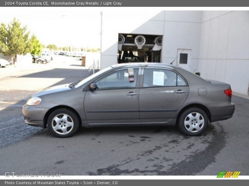 Moonshadow Gray Metallic / Light Gray 2004 Toyota Corolla CE
