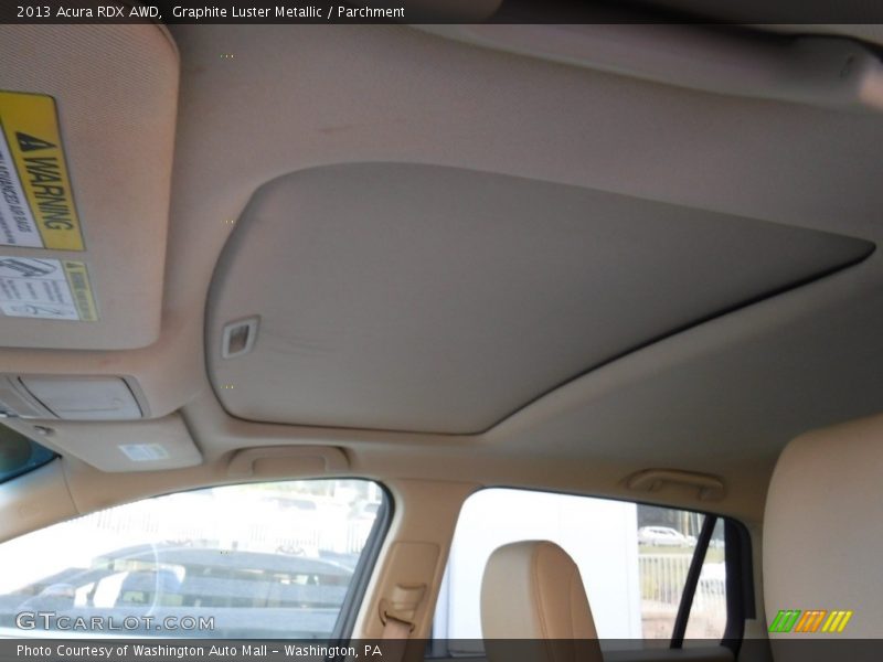 Graphite Luster Metallic / Parchment 2013 Acura RDX AWD
