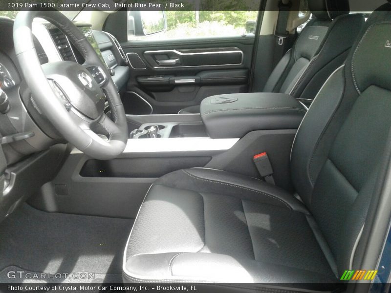 Front Seat of 2019 1500 Laramie Crew Cab