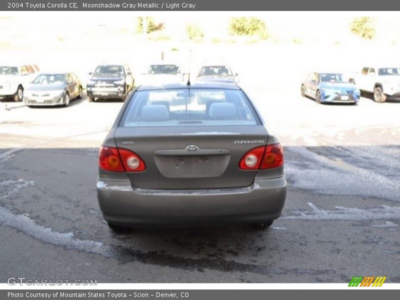 Moonshadow Gray Metallic / Light Gray 2004 Toyota Corolla CE