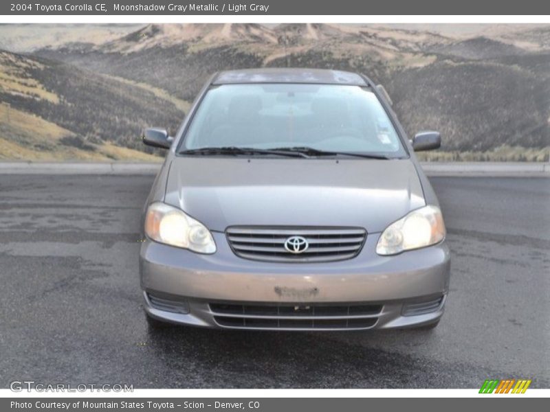 Moonshadow Gray Metallic / Light Gray 2004 Toyota Corolla CE
