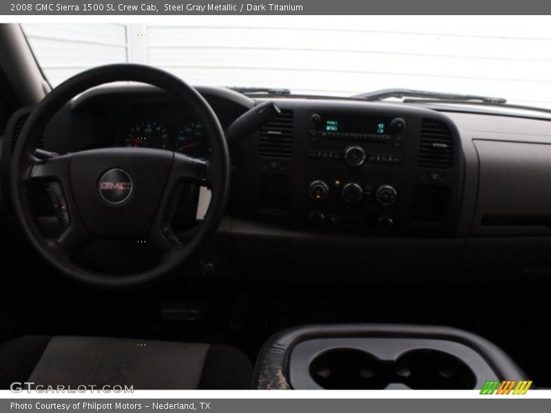 Steel Gray Metallic / Dark Titanium 2008 GMC Sierra 1500 SL Crew Cab