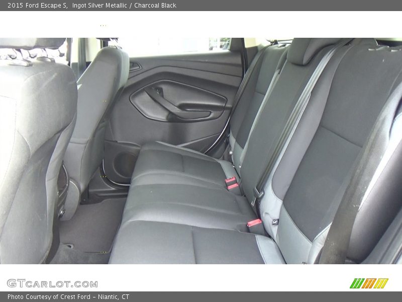 Ingot Silver Metallic / Charcoal Black 2015 Ford Escape S