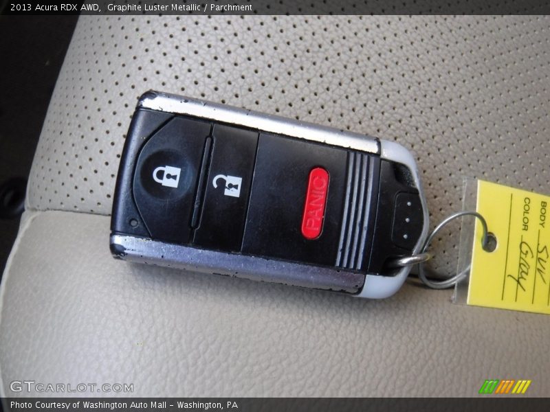 Graphite Luster Metallic / Parchment 2013 Acura RDX AWD
