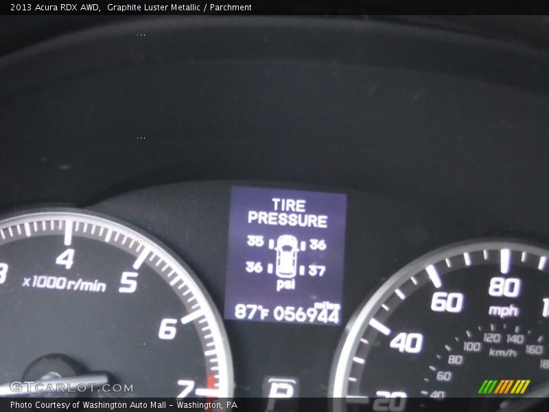 Graphite Luster Metallic / Parchment 2013 Acura RDX AWD