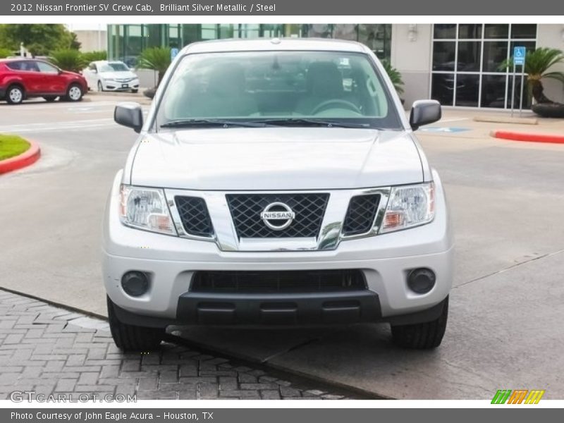 Brilliant Silver Metallic / Steel 2012 Nissan Frontier SV Crew Cab