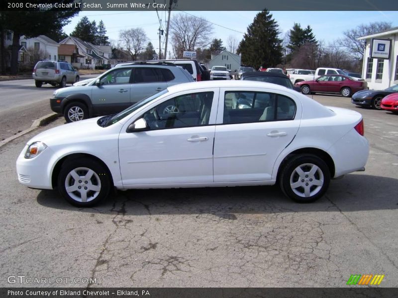 Summit White / Gray 2008 Chevrolet Cobalt LT Sedan