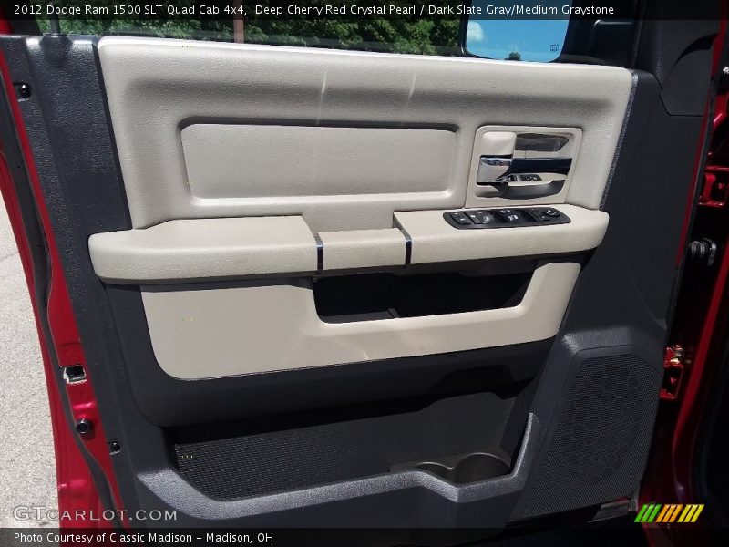 Deep Cherry Red Crystal Pearl / Dark Slate Gray/Medium Graystone 2012 Dodge Ram 1500 SLT Quad Cab 4x4