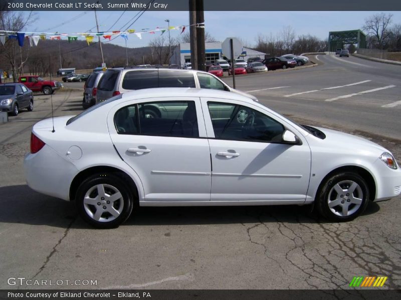 Summit White / Gray 2008 Chevrolet Cobalt LT Sedan