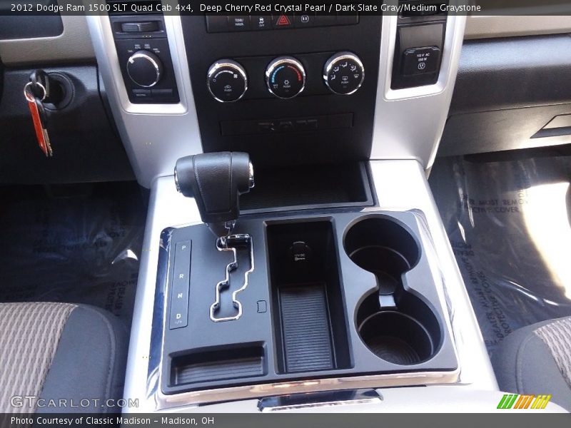 Deep Cherry Red Crystal Pearl / Dark Slate Gray/Medium Graystone 2012 Dodge Ram 1500 SLT Quad Cab 4x4